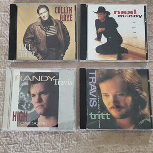 Country Lot 4 CDs Collin Raye Neal McCoy Randy Travis Tritt High Lonesome MINT